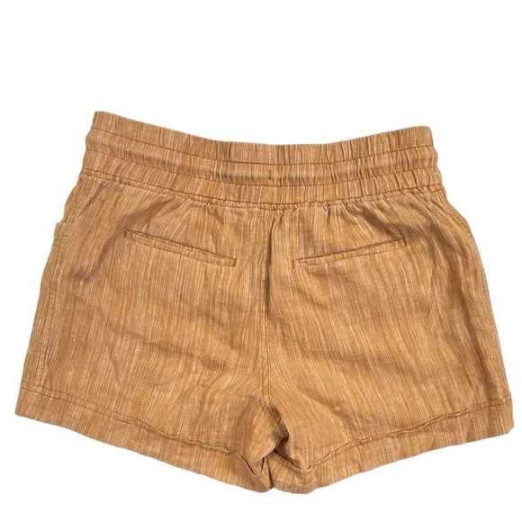 Athleta Cabo Linen Textured 4” Short size 2 in Rain Dance Sienna - Picture 6 of 6